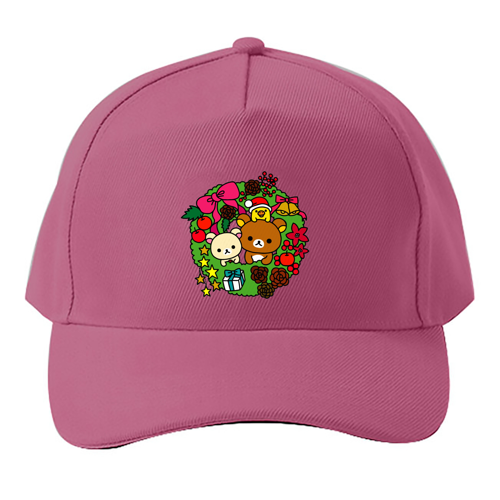（画像用） リラックマ リラックマ キイロイトリ Rilakkuma Korilakkuma Kiiroitori ベースボールキャップ 綿100％ 男女兼用 帽子 スポーツ